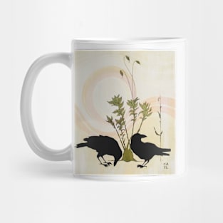 Moss and Crows Mug